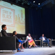 Roland Martin (right) leads a “State of Black America” panel discussion in the Howard Theatre in Washington, D.C., on May 2, 2017. (Allison Shelley/TV One)